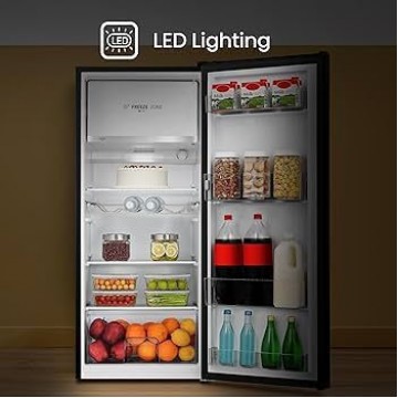 Hisense Μονόπορτο Ψυγείο 165lt Υ126.5xΠ51.9xΒ51.3εκ. Μαύρο RR220D4BΒE